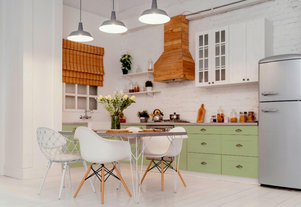 ¿Cómo es el diseño de muebles para crear un concepto abierto en la cocina?