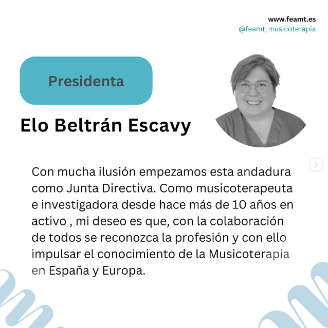 Publicación de instagram presentando a Elo Beltrán Escavy