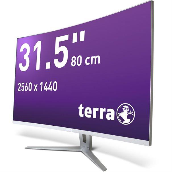 TERRA LCD/LED 3280W V3 silver/white CURVED USB-C/HDMI/DP(Incluye licencia NotaWord Gratuita)