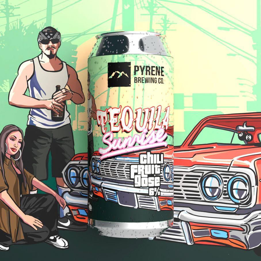 Pyrene Tequila Sunrise - Chili Fruit Gose - Pyrene