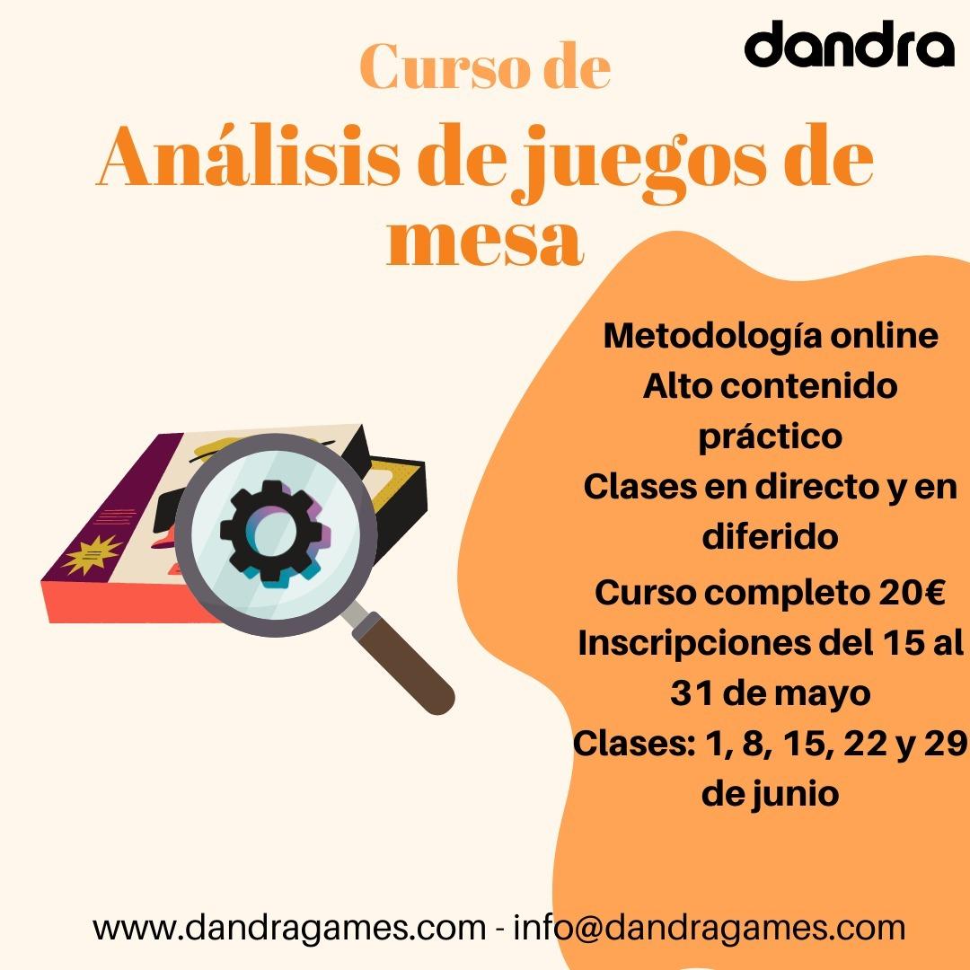 El grupo creativo Dandra pone en marcha el Curso de Análisis de Juegos de Mesa