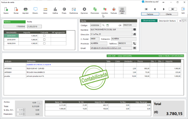 Programa Sage Partner 7