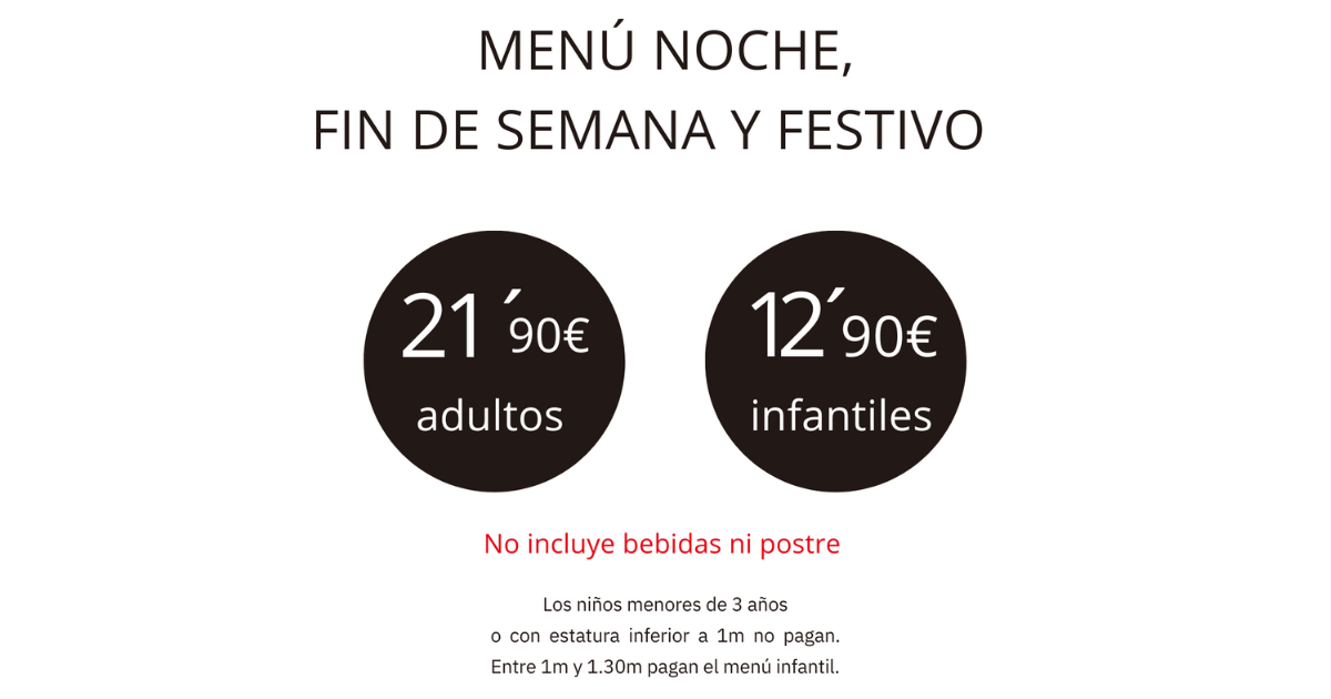 Menú fin de semana y festivo SushiWo