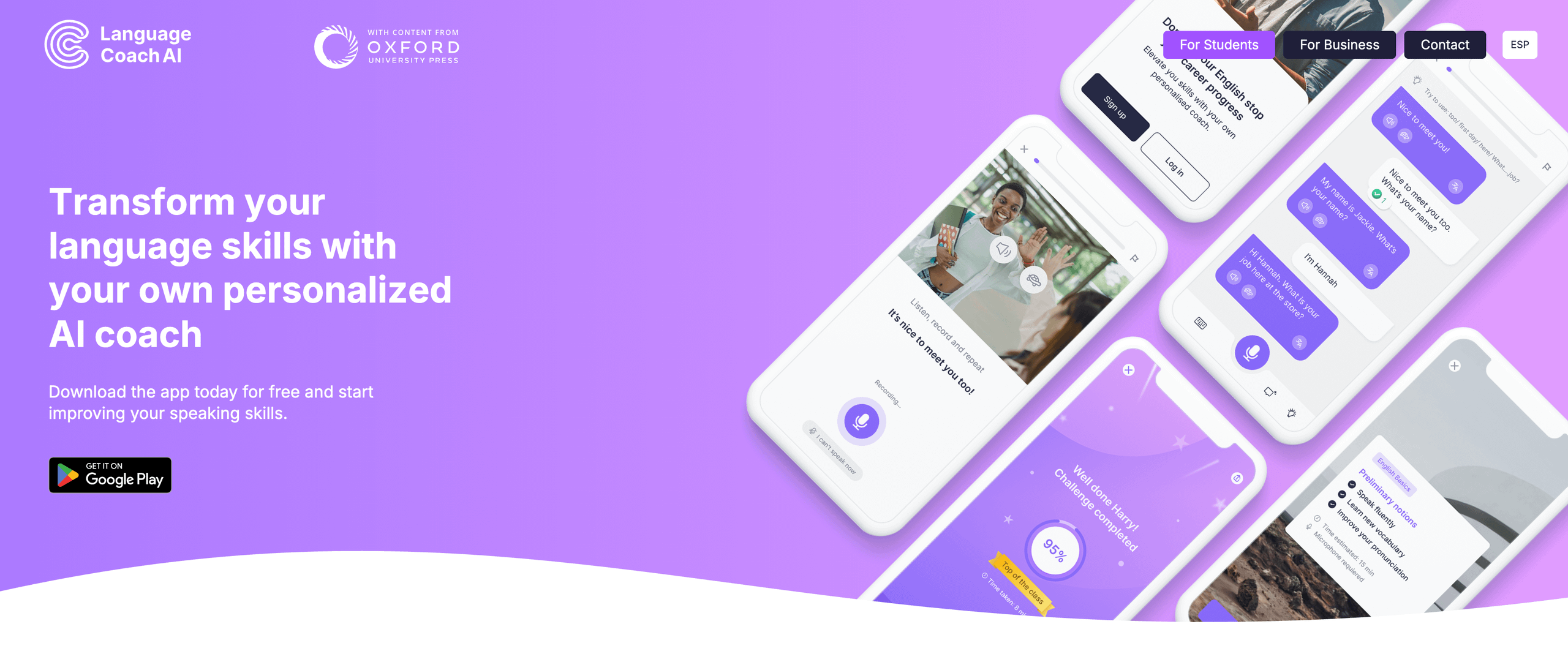 LANGUAGE COACH AI