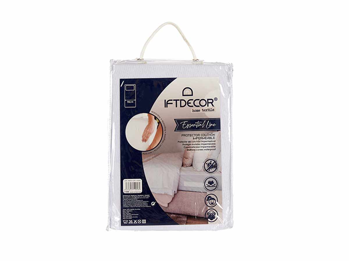 PROTECTOR COLCHON IMPERMEABLE CAMA 90 - 11048