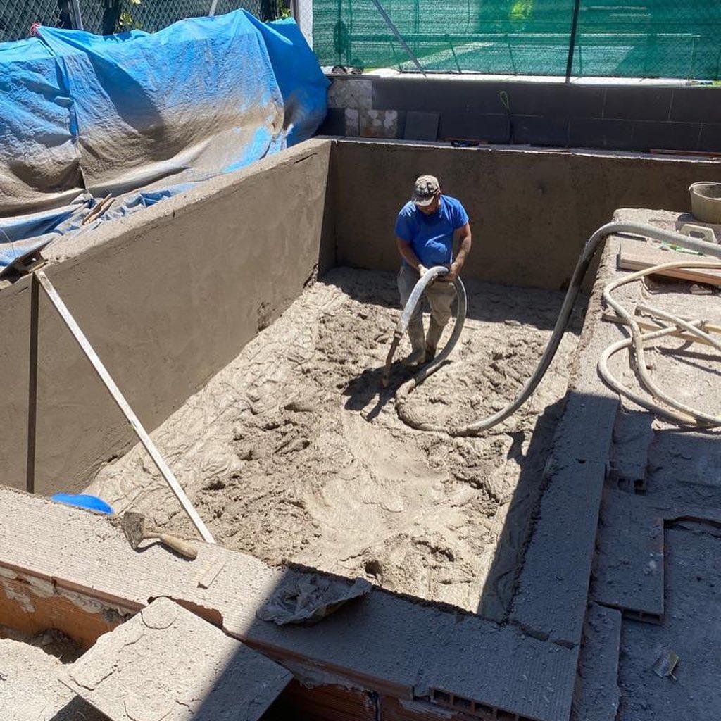 Piscina de nueva construcción