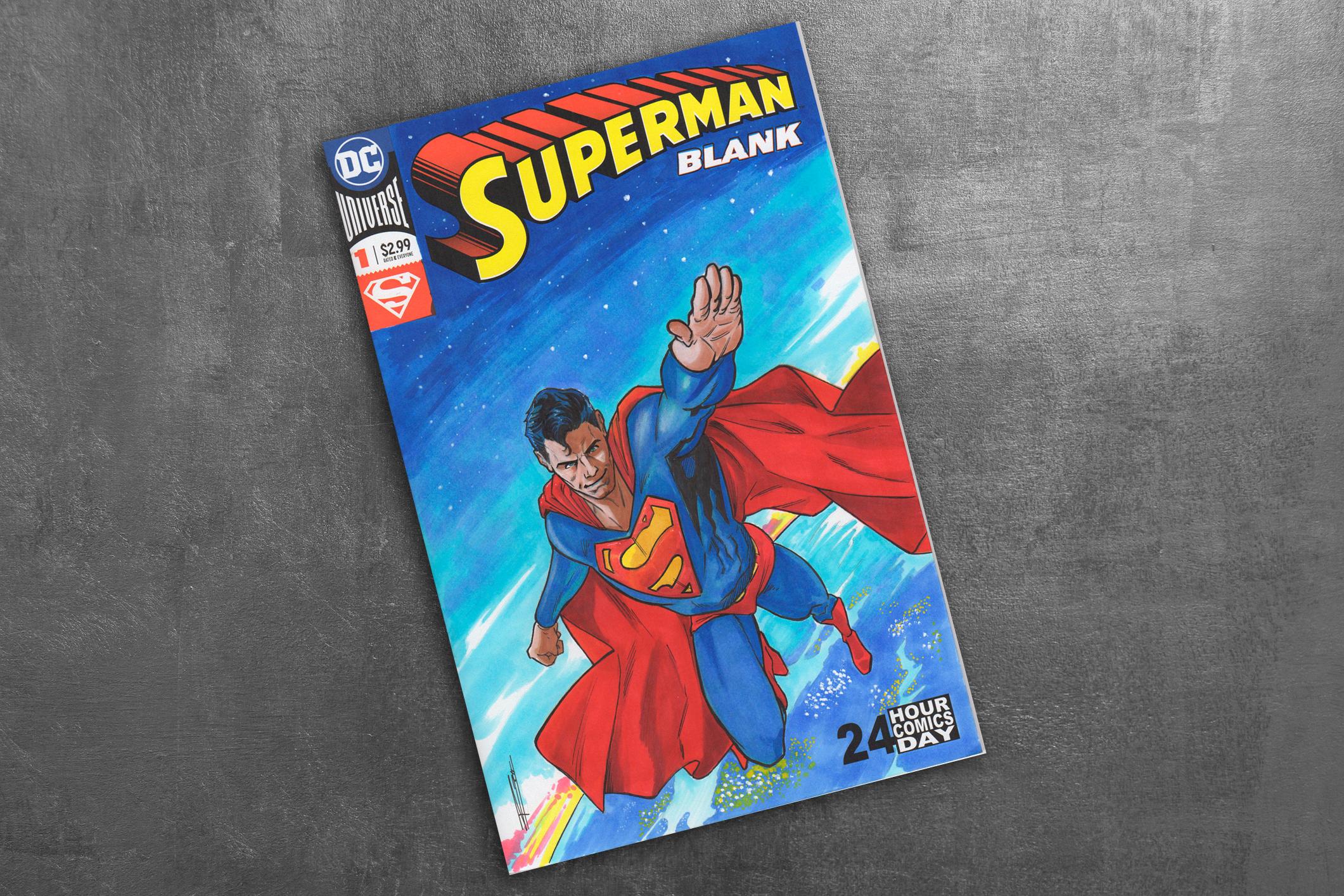 COMIC (BLANK) SUPERMAN