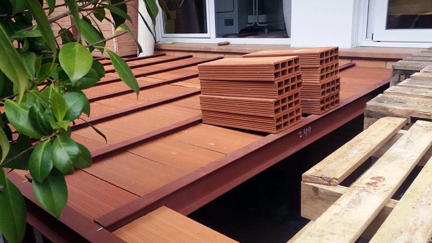 Construcción de terraza en vivienda