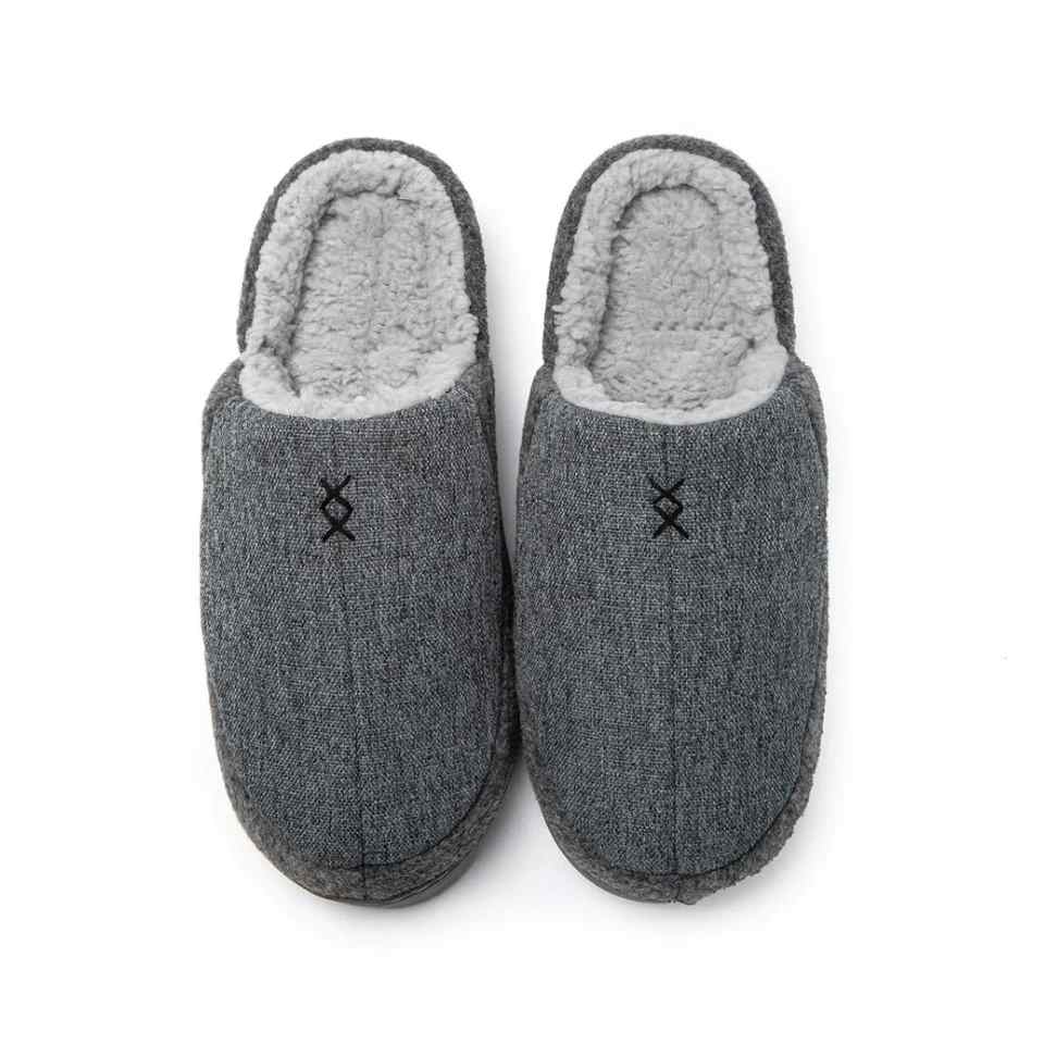 Pantuflas de hombre Gris