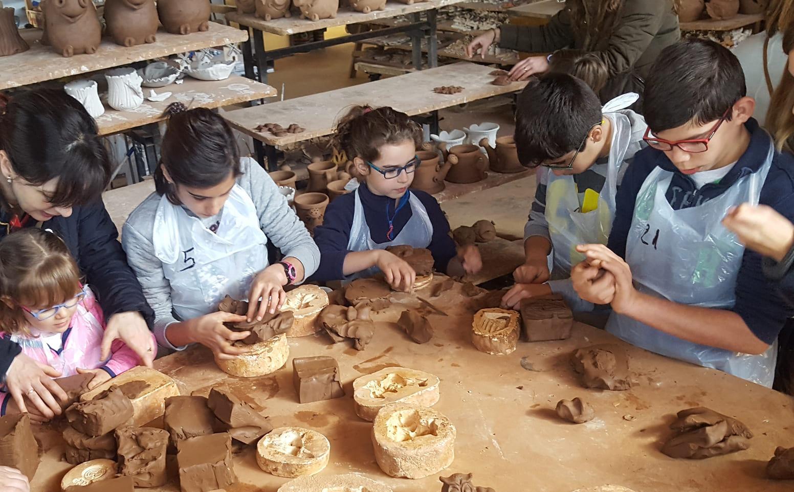 clases de cerámica para niños