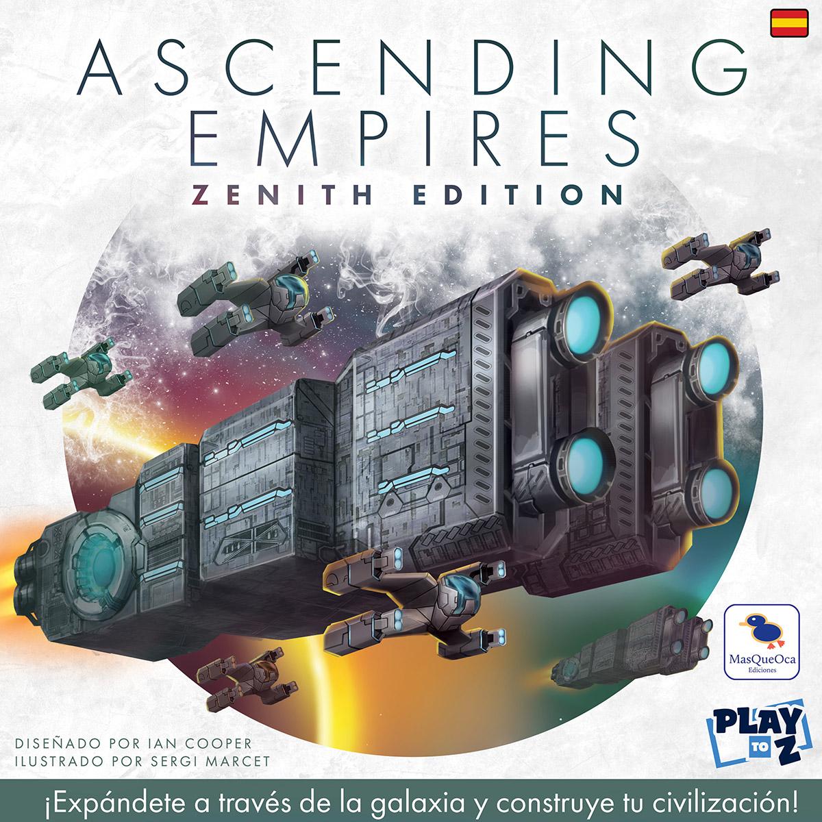 MasQueOca confirma la publicación en español de Ascending Empires: Zenith Edition