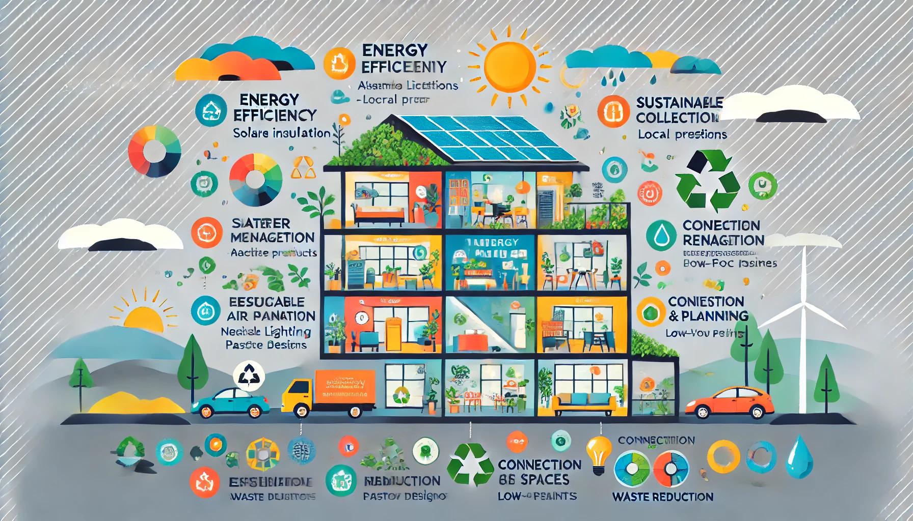 DALLE 2024-07-25 132653 - A visually attractive infographic about the principles of sustainable construction with corrected text The infographic should include vibrant colors webp