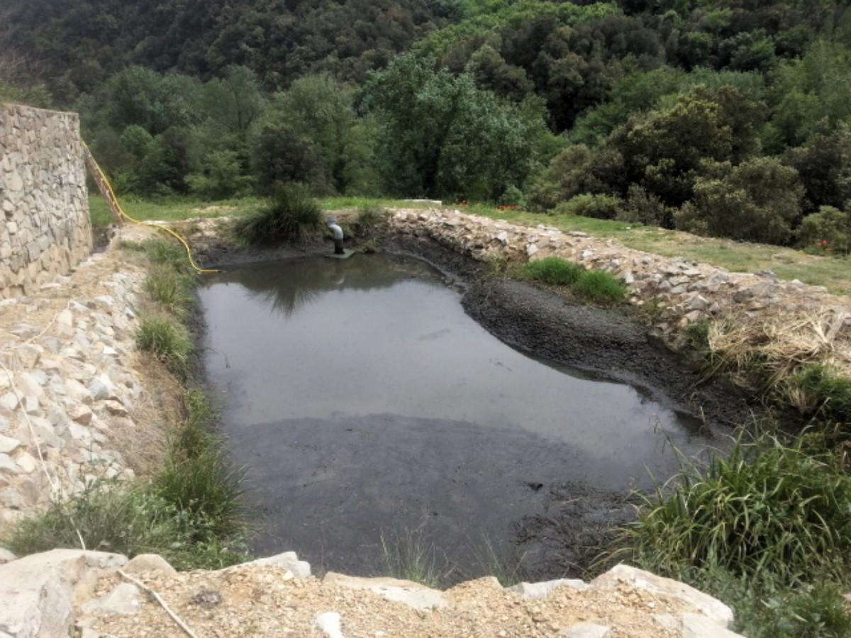 Laguna de denitrogenización final.