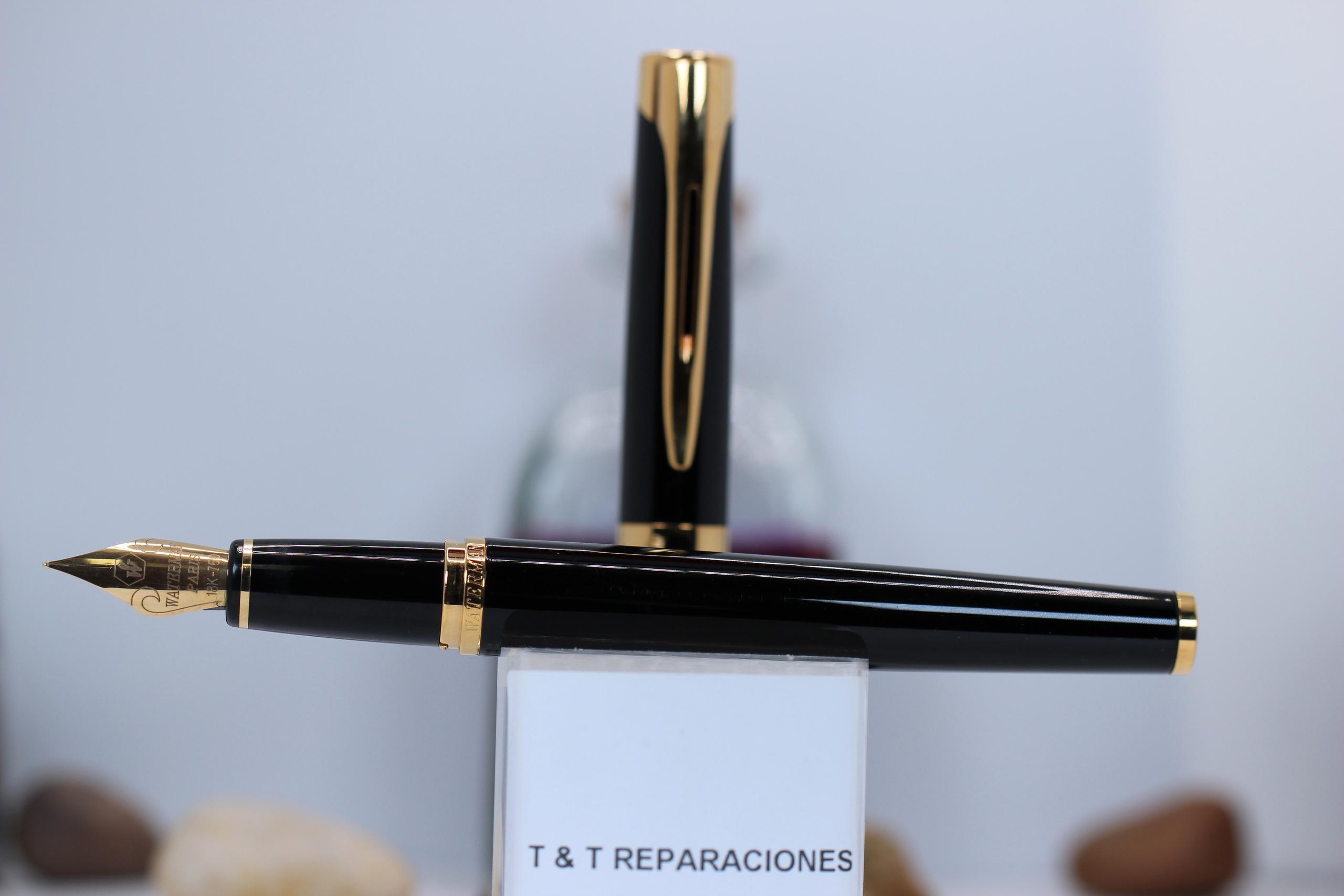 Stylo Plume Waterman L'Étalon Laque Bordeaux - Finition Dorée - Neuf Jamais Utilisé - Fabrication France