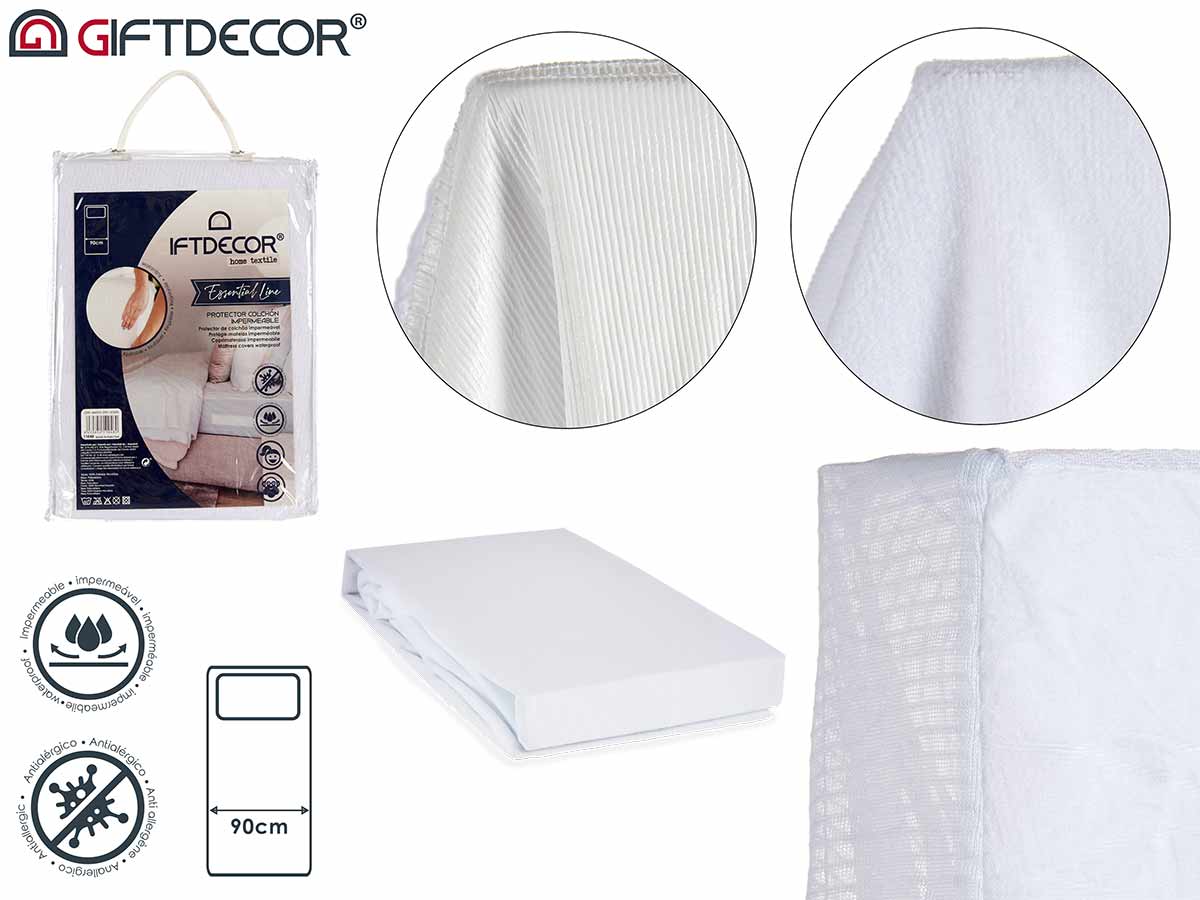 PROTECTOR COLCHON IMPERMEABLE CAMA 90 - 11048