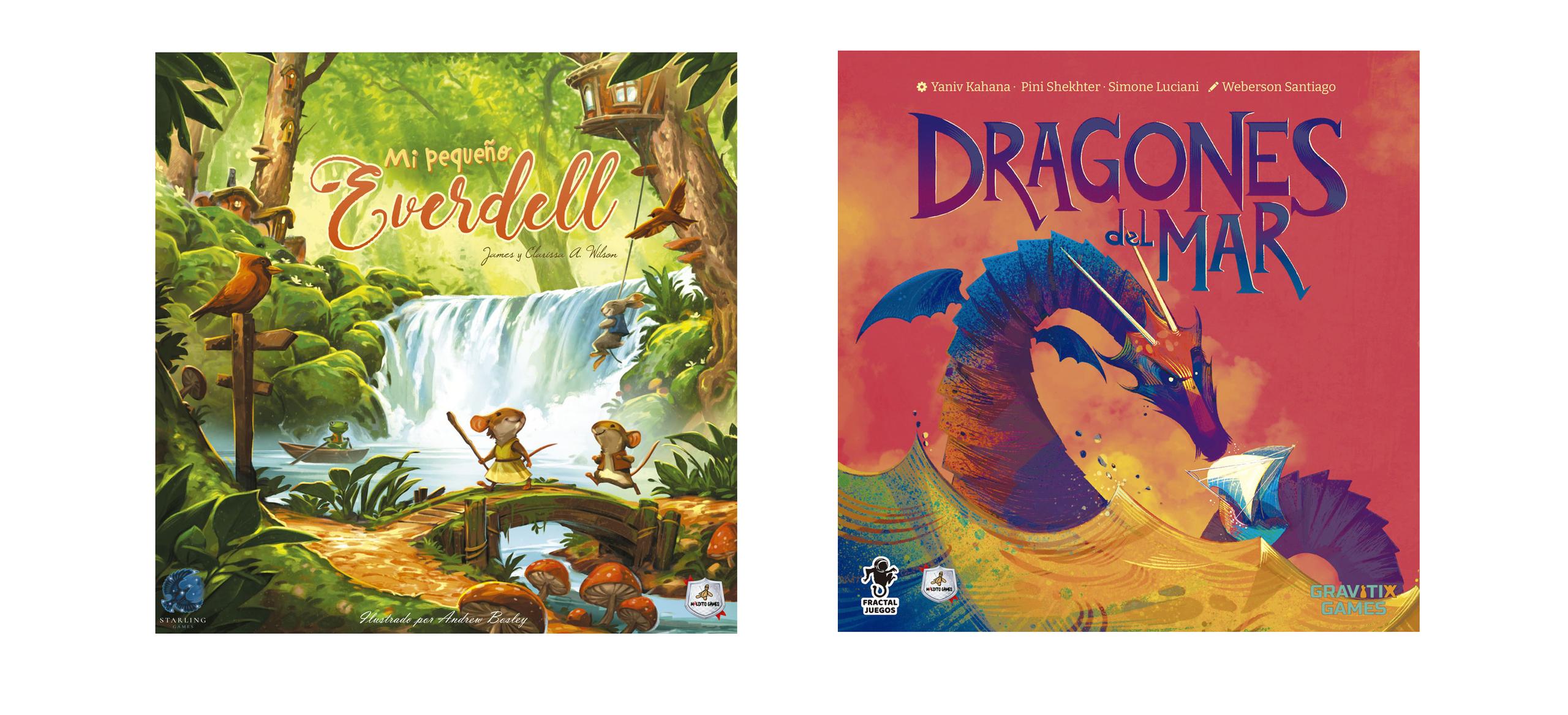 Mi pequeño Everdell y Dragones del Mar, las novedades de esta semana de Maldito Games