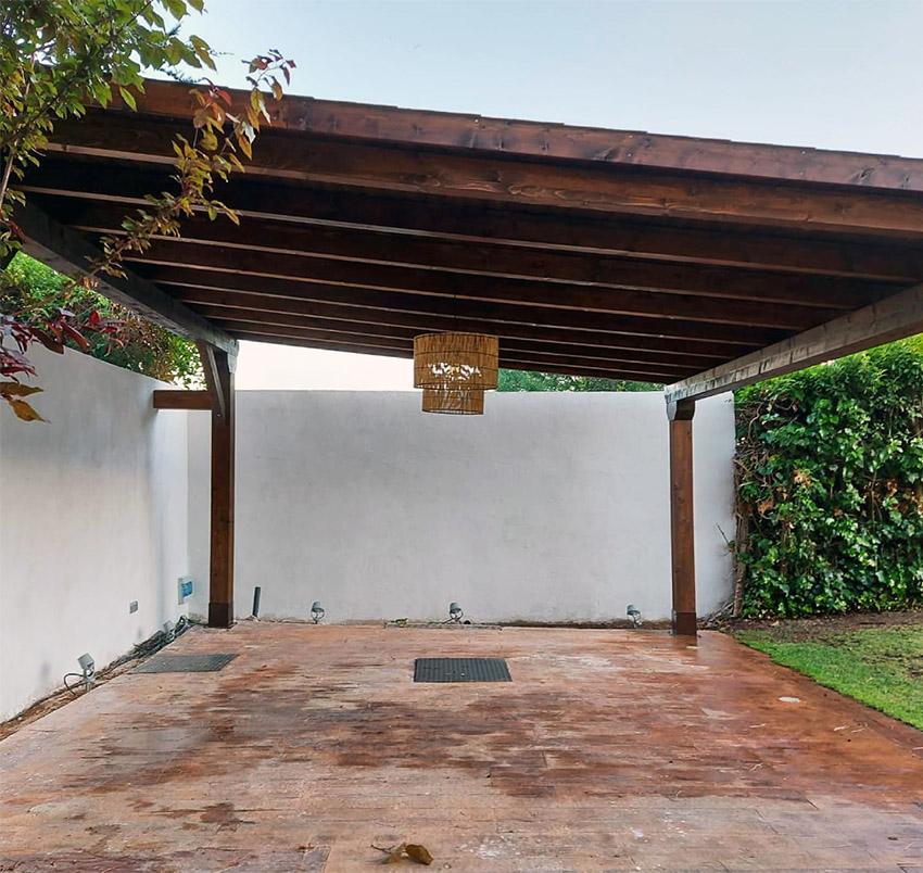 Pérgola de madera